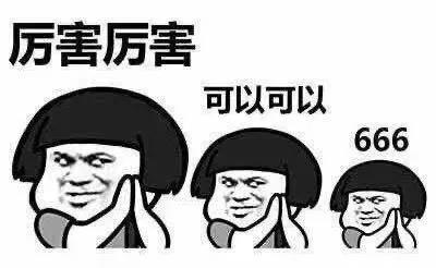 厲害厲害，可以可以，666