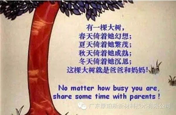 樹(shù)就是我們的父母！請(qǐng)愛(ài)護(hù)你們身邊的這棵樹(shù)！