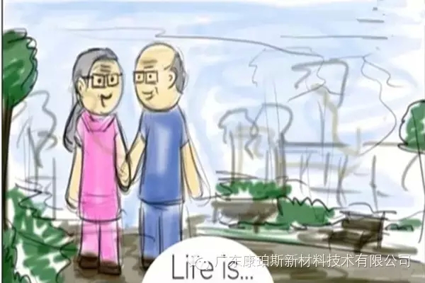 人生就是。。。 牽著老伴的手，享受屬于自己的夕陽，執(zhí)子之手，與子偕老......